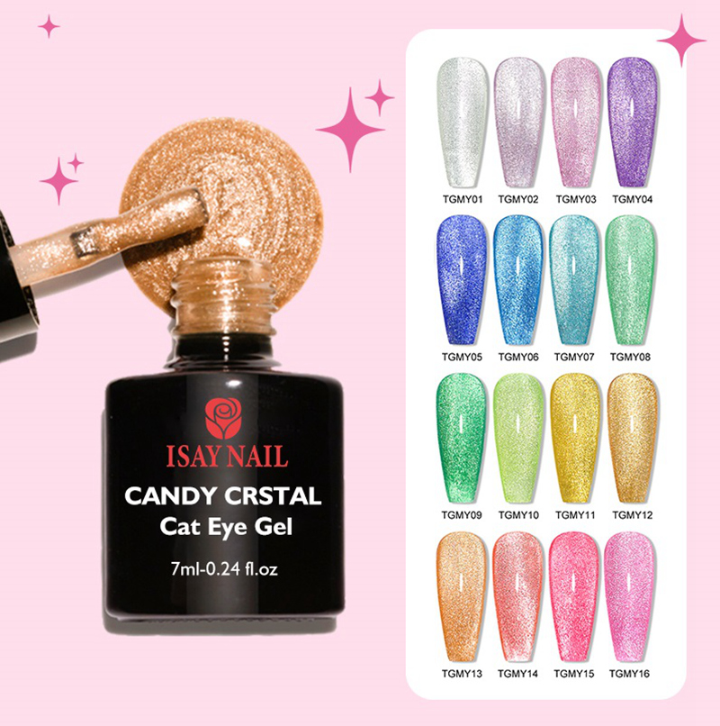 Candy Crystal Cat Eye Gel